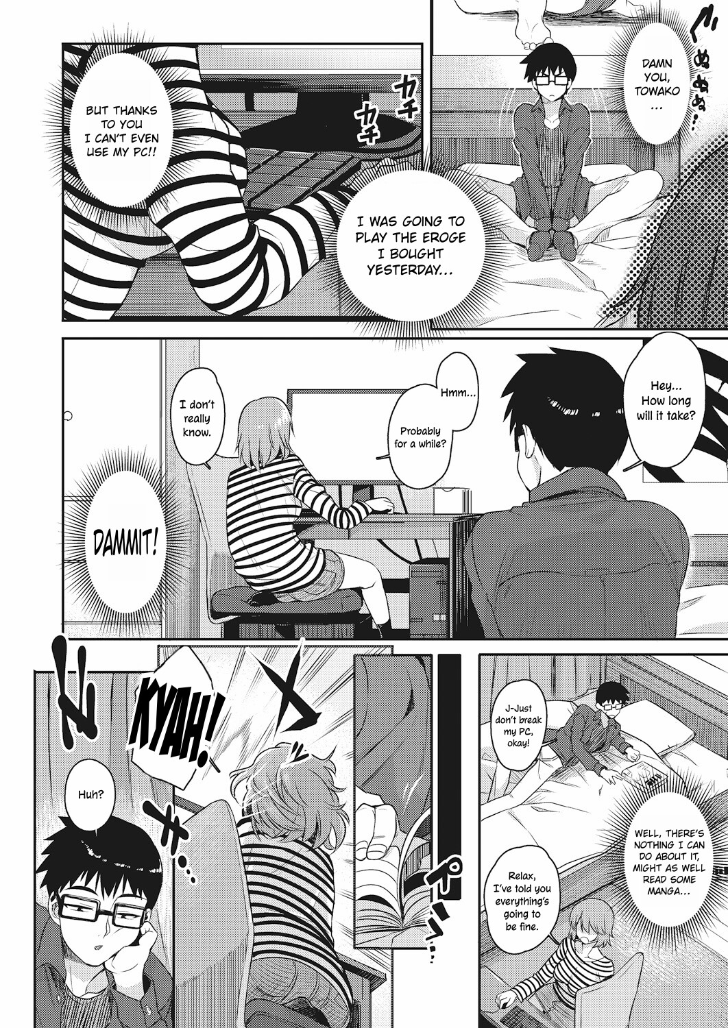 Hentai Manga Comic-The Other Side of the Monitor-Read-2
